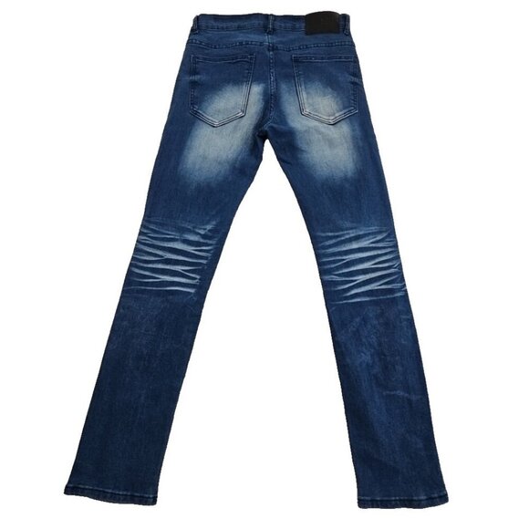 Reason Premium Denim Jeans Men's 32x32 Slim Fit Feathering Stretch EUC LN - Picture 2 of 16